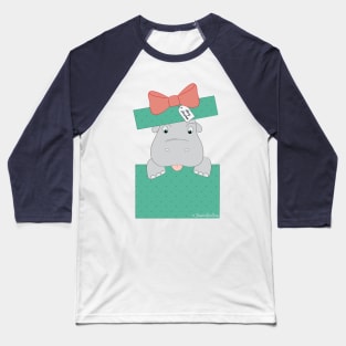 I Want a Hippopotamus for Christmas, Pastel © GraphicLoveShop Baseball T-Shirt